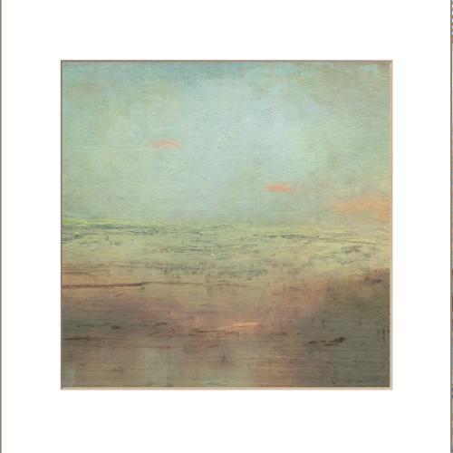 Paysage N° 37 / 20x20cm gouache sur toile